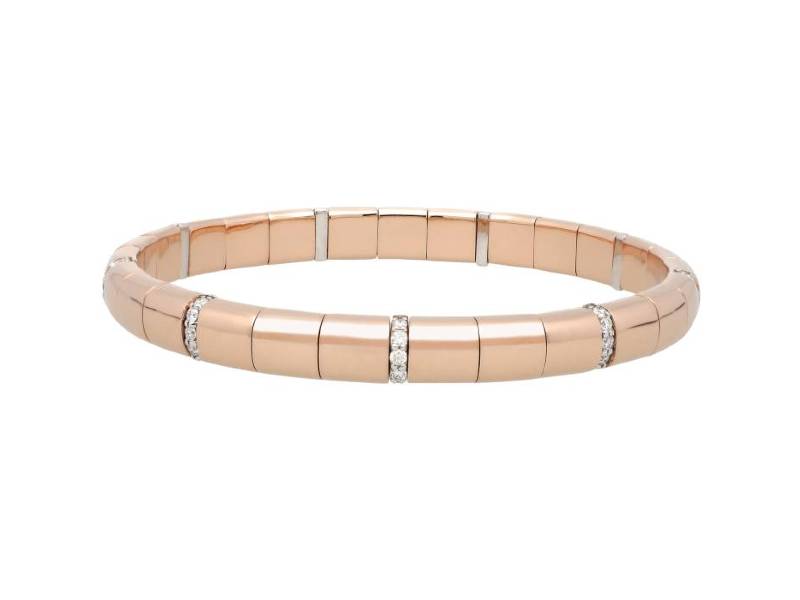 BRACCIALE PURA  ORO ROSA E DIAMANTI ROBERTO DEMEGLIO PU40R3DB